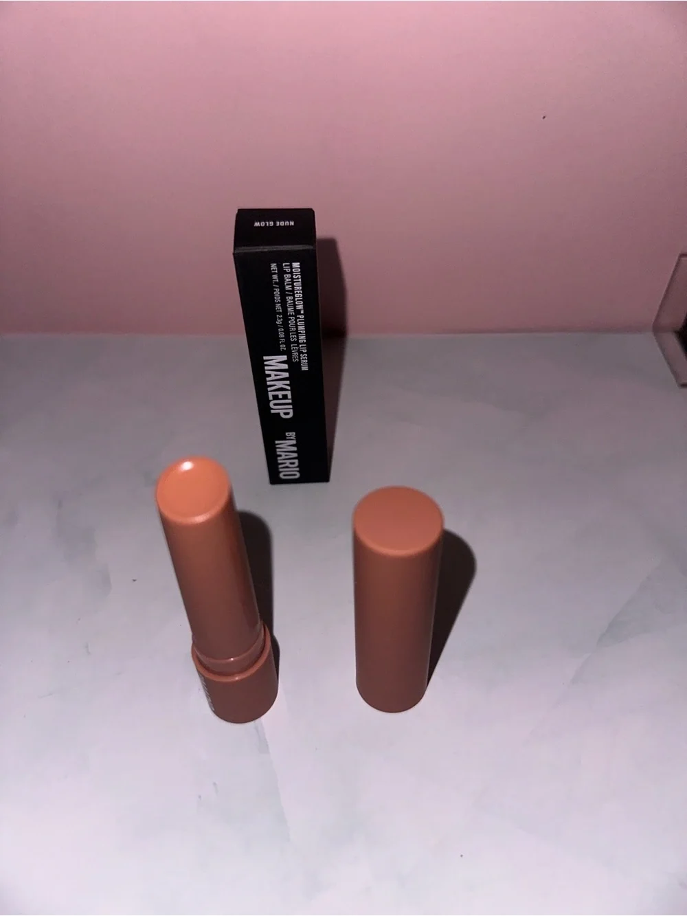 Makeup By Mario Plumping Lip Balm in nude glow